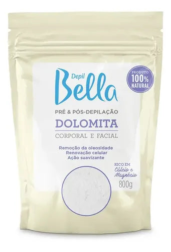 Dolomita Corporal/Facial Pré/pós-depilação 800g